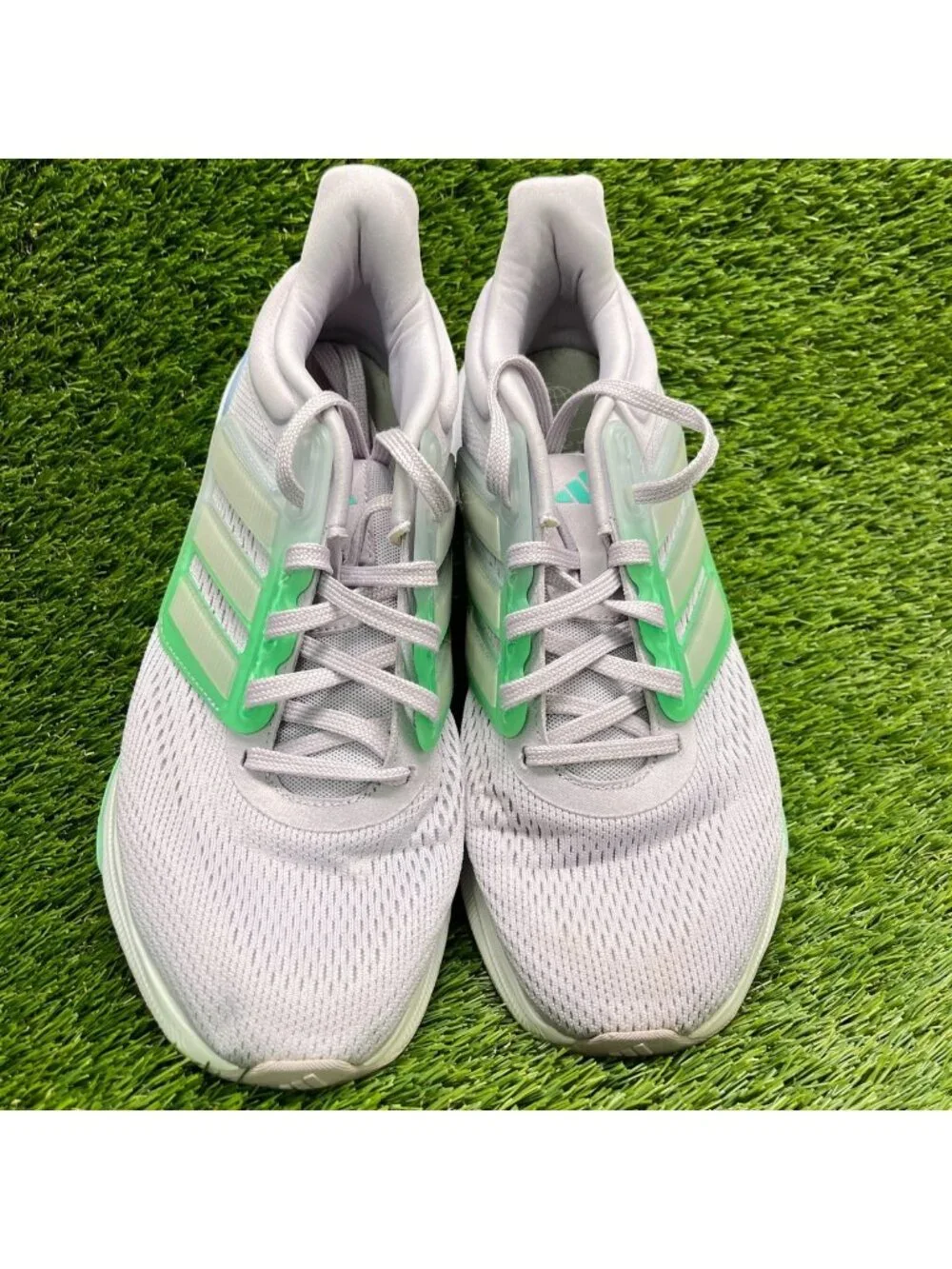 Adidas Ultrabounce Womens Size 10.5 Purple Green Athletic Running Shoes Sneakers